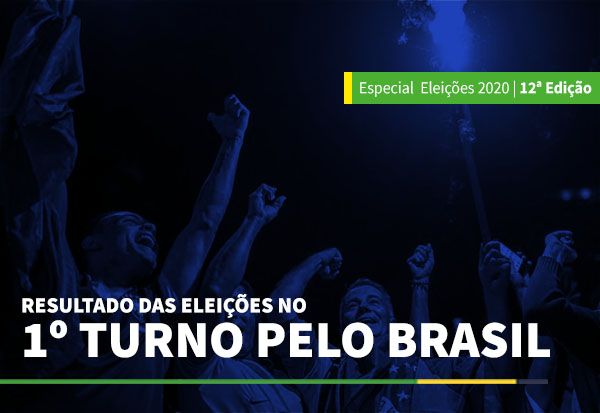 Resultado das Eleições no 1º turno pelo Brasil