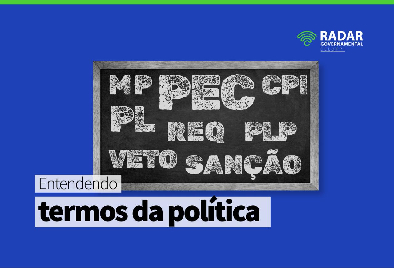 Entendendo termos da política - Radar Governamental